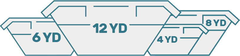 Skip hire lorry being prepared for waste collection