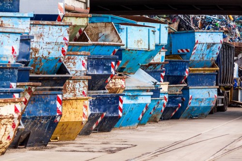 Hoxton community participating in a recycling program