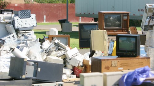 Environmentally friendly waste disposal with commercial skips